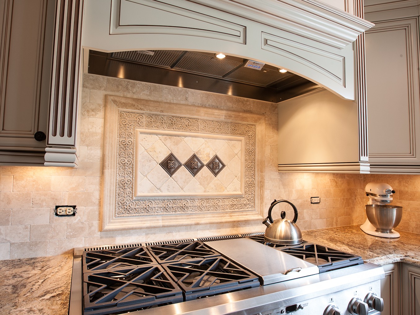 Kitchen remodeling with custom kitchen hood